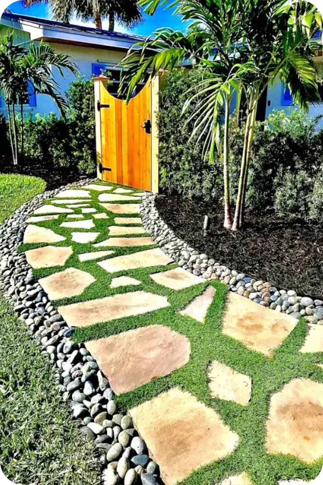 Walkways to Front Door