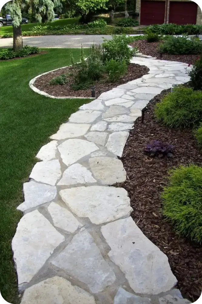 Walkways to Front Door