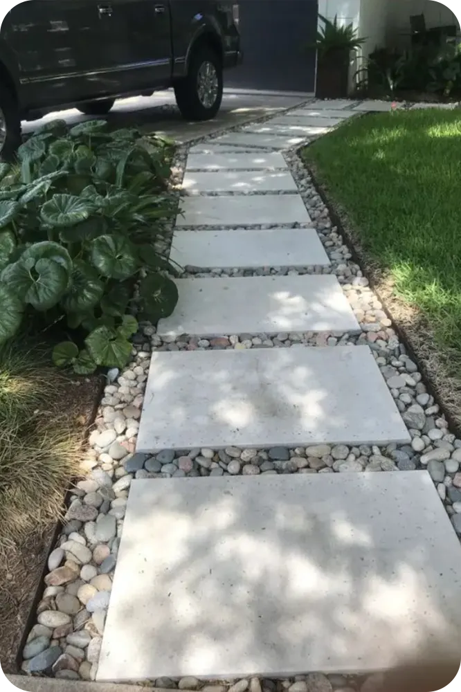 Walkways to Front Door