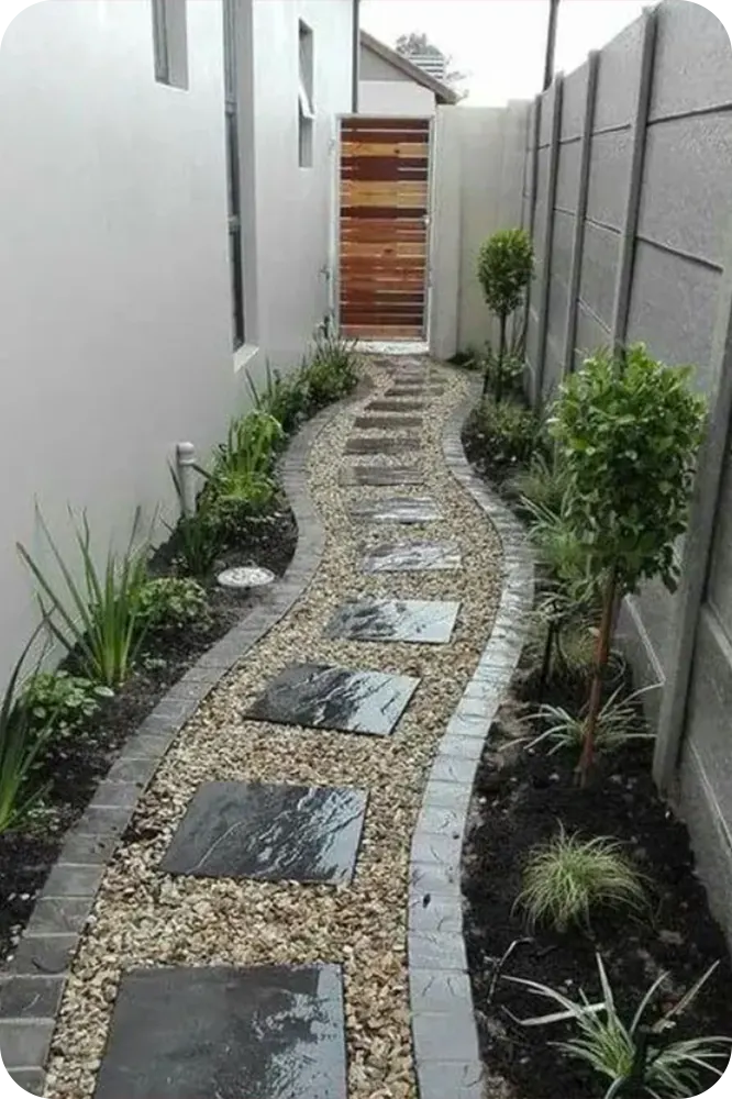 Walkways to Front Door