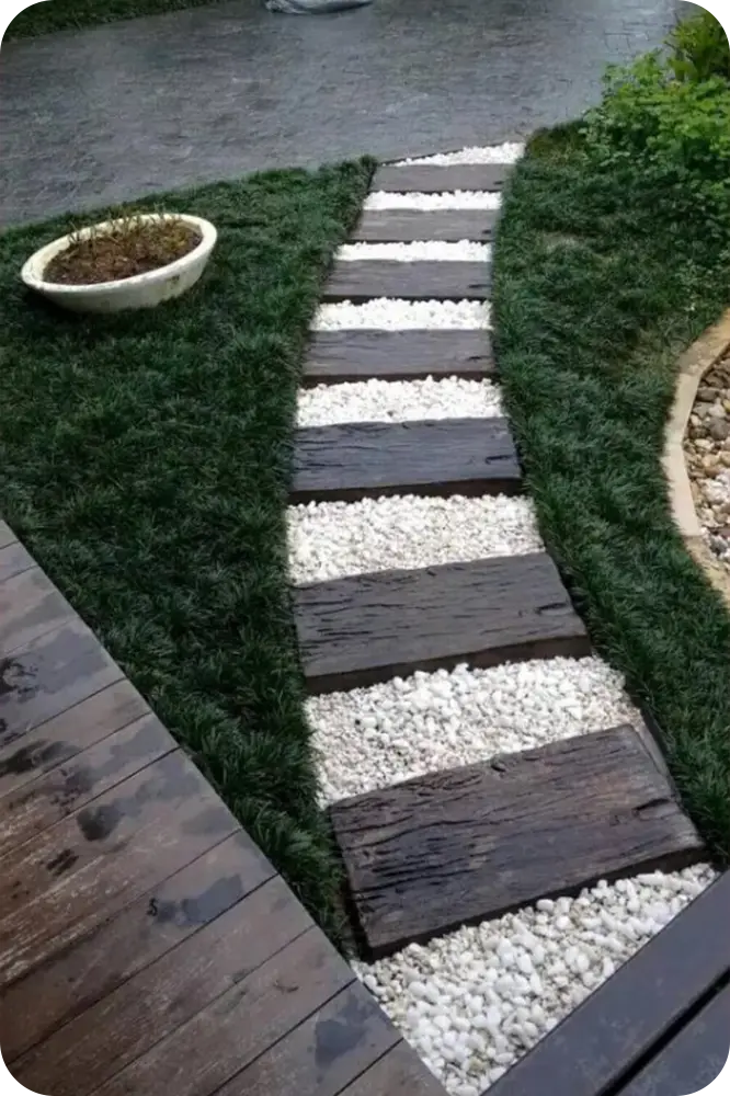 Walkways to Front Door