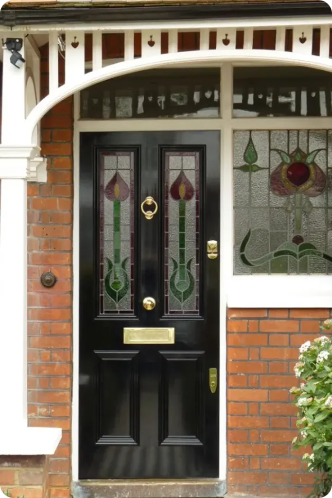 Heritage with Glossy Black Front Door