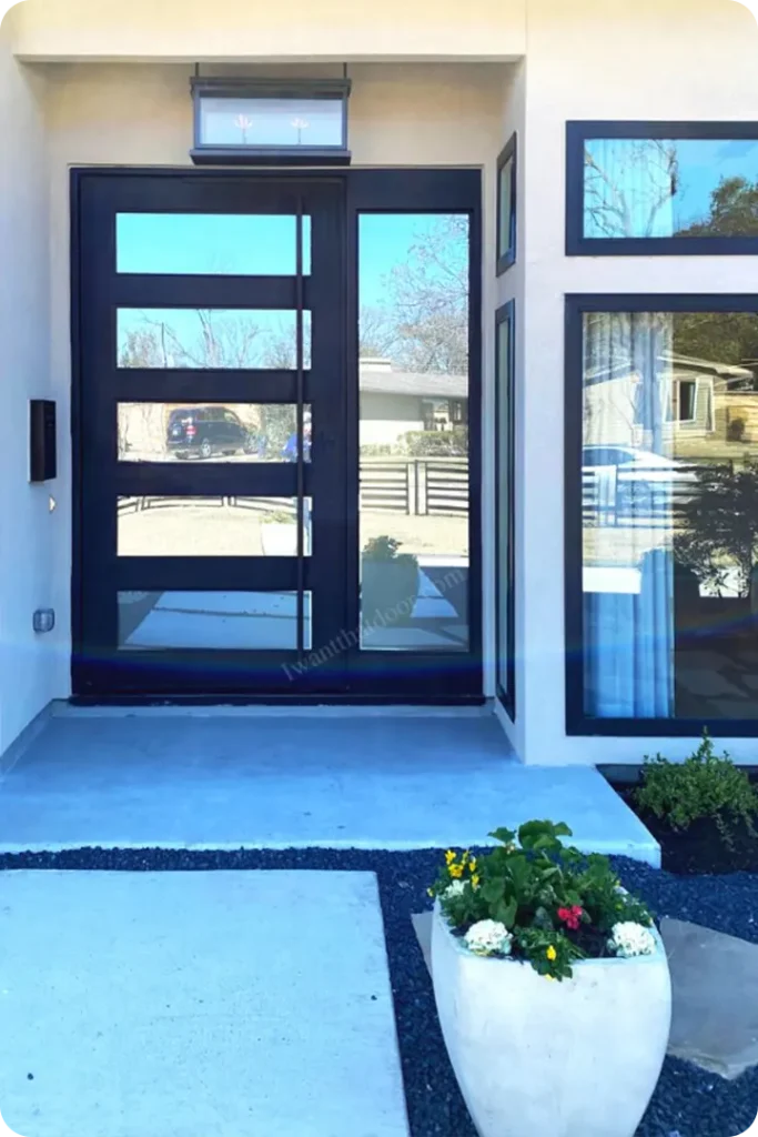 Industrial Style Front Doors