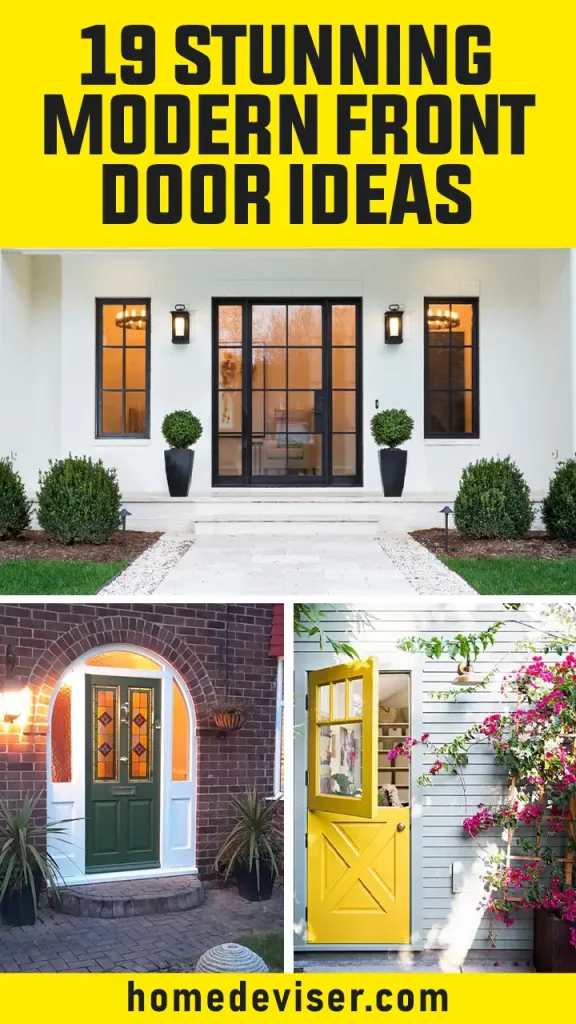 Modern Front Door Ideas