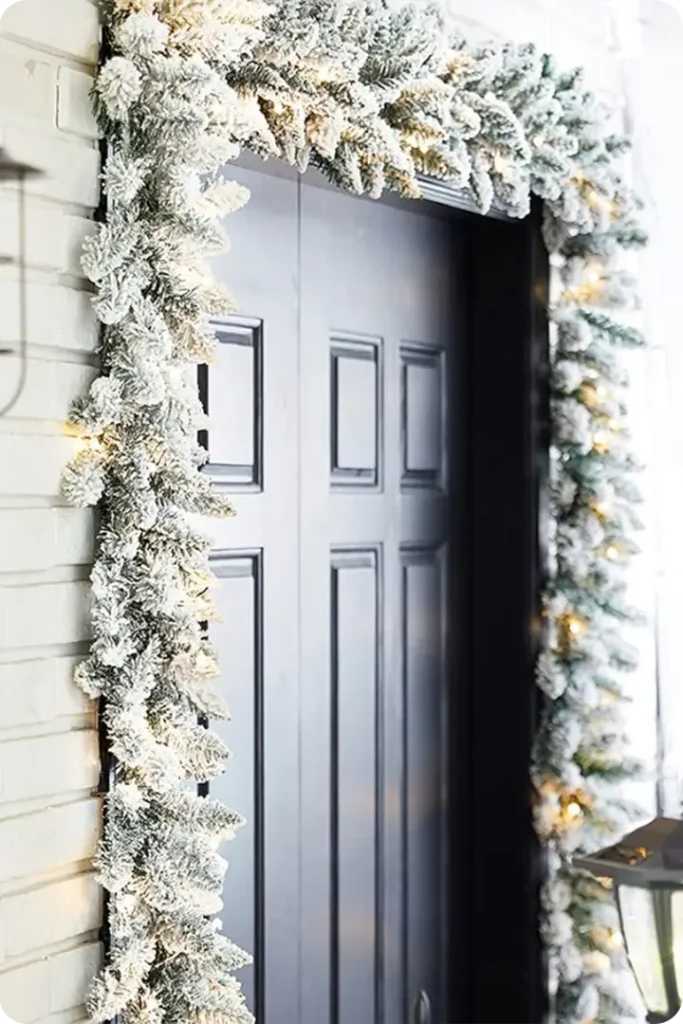 White Christmas Garland Ideas