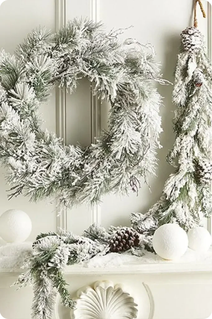 White Christmas Wreath Ideas