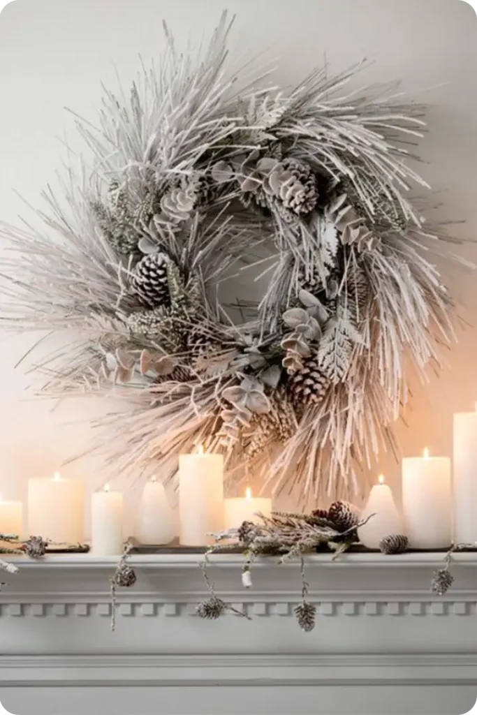 White Christmas Wreath Ideas