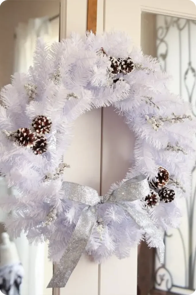 White Christmas Wreath Ideas