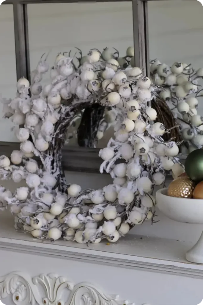 White Christmas Wreath Ideas