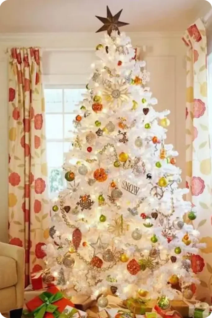 White Christmas Tree Decor Ideas