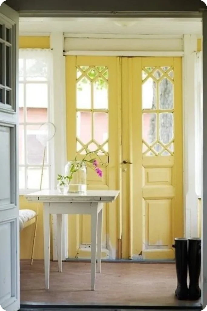 Butter Yellow Door