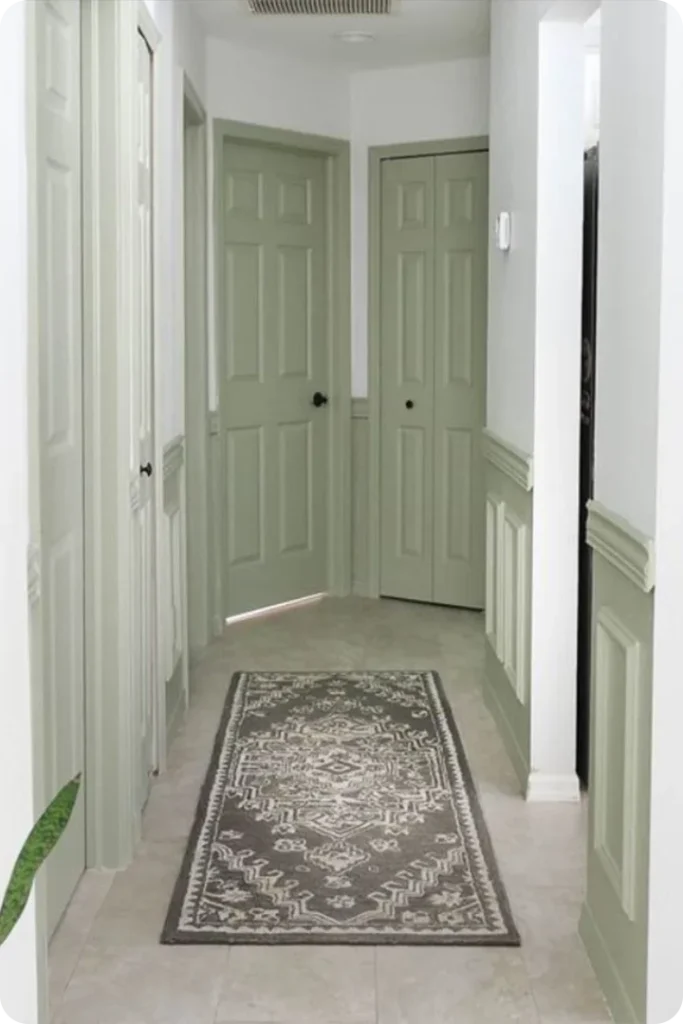 Sage Green Door