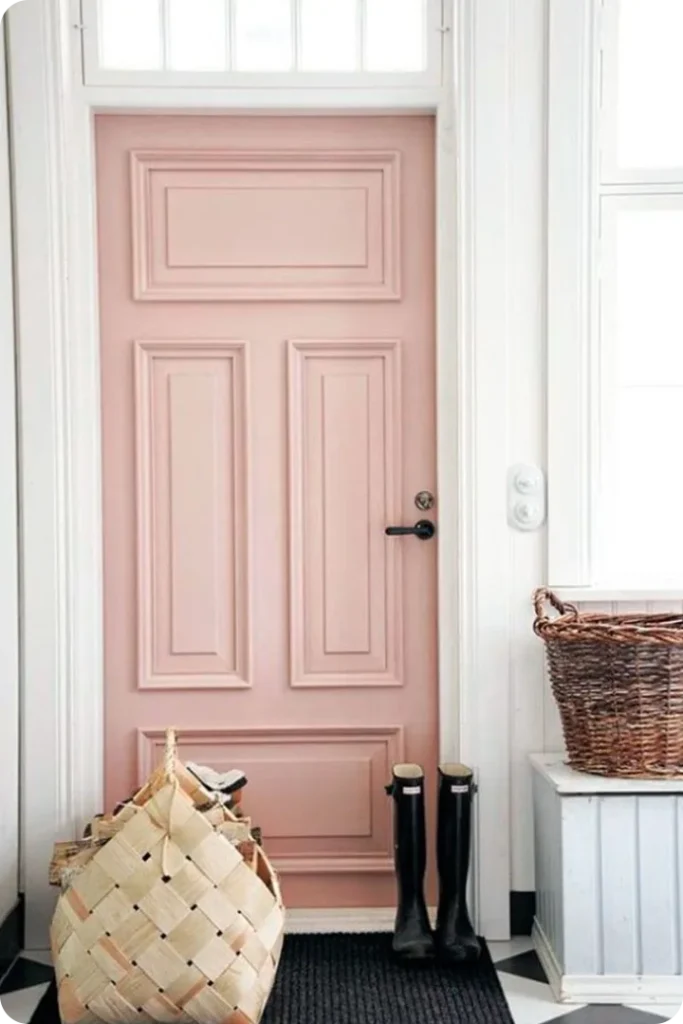 Soft Peach Door