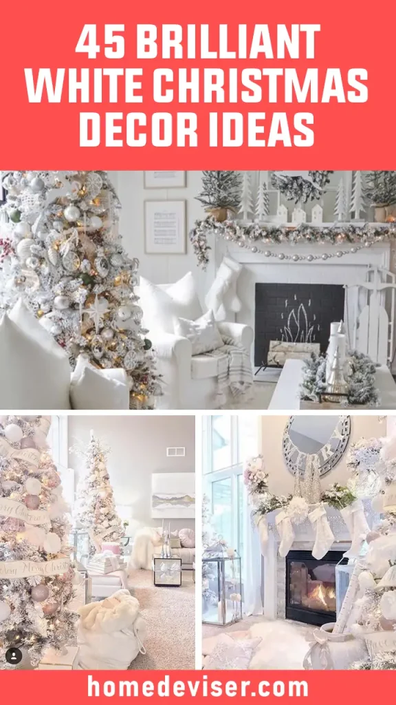 White Christmas Decor Ideas