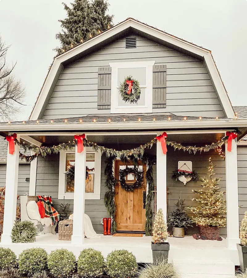 Christmas Front Porch Ideas