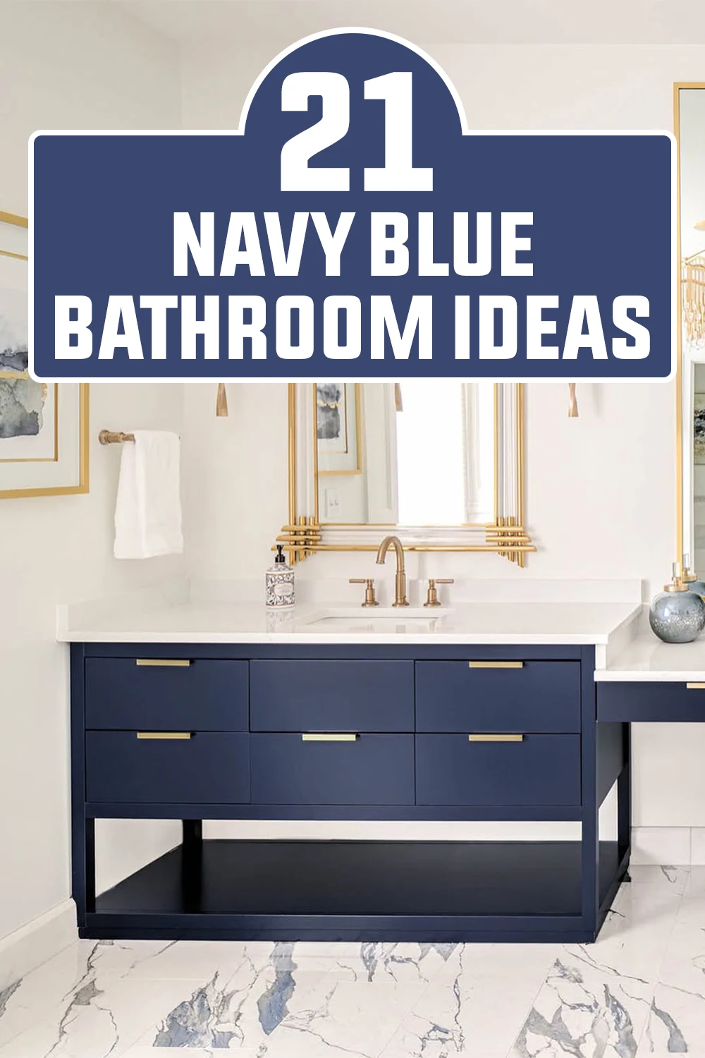 Navy Blue Bathroom Ideas