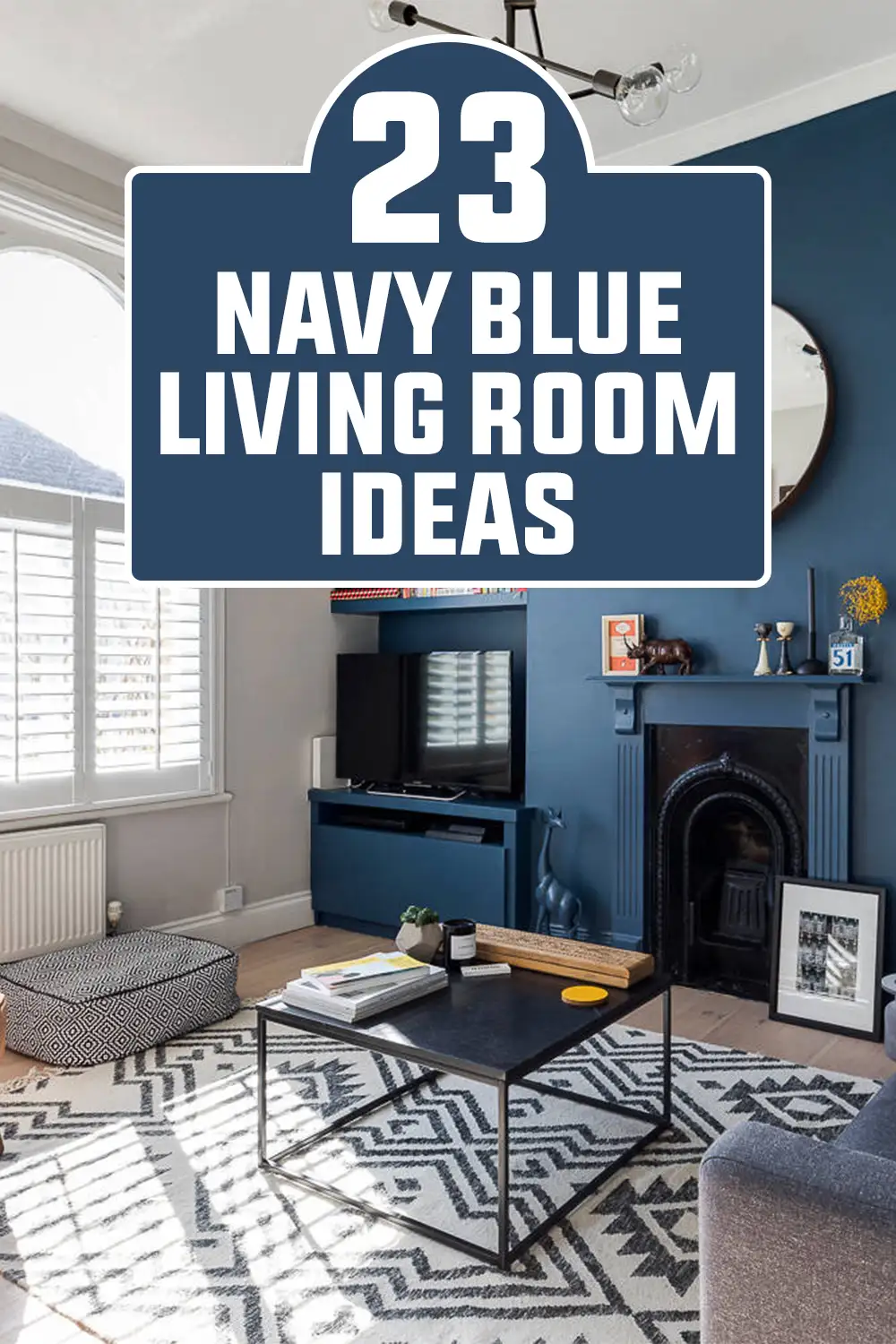 Navy Blue Living Room Ideas