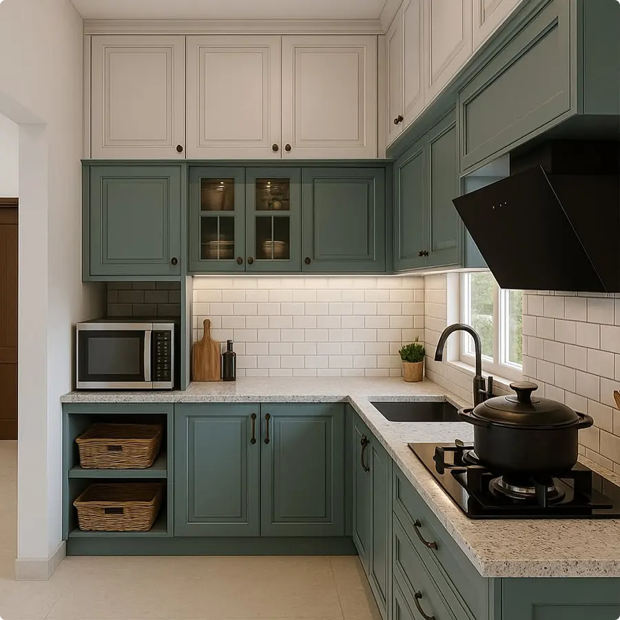 Sage Green Kitchen
