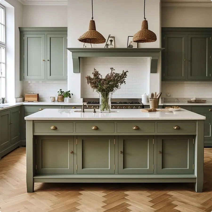 Sage Green Kitchen