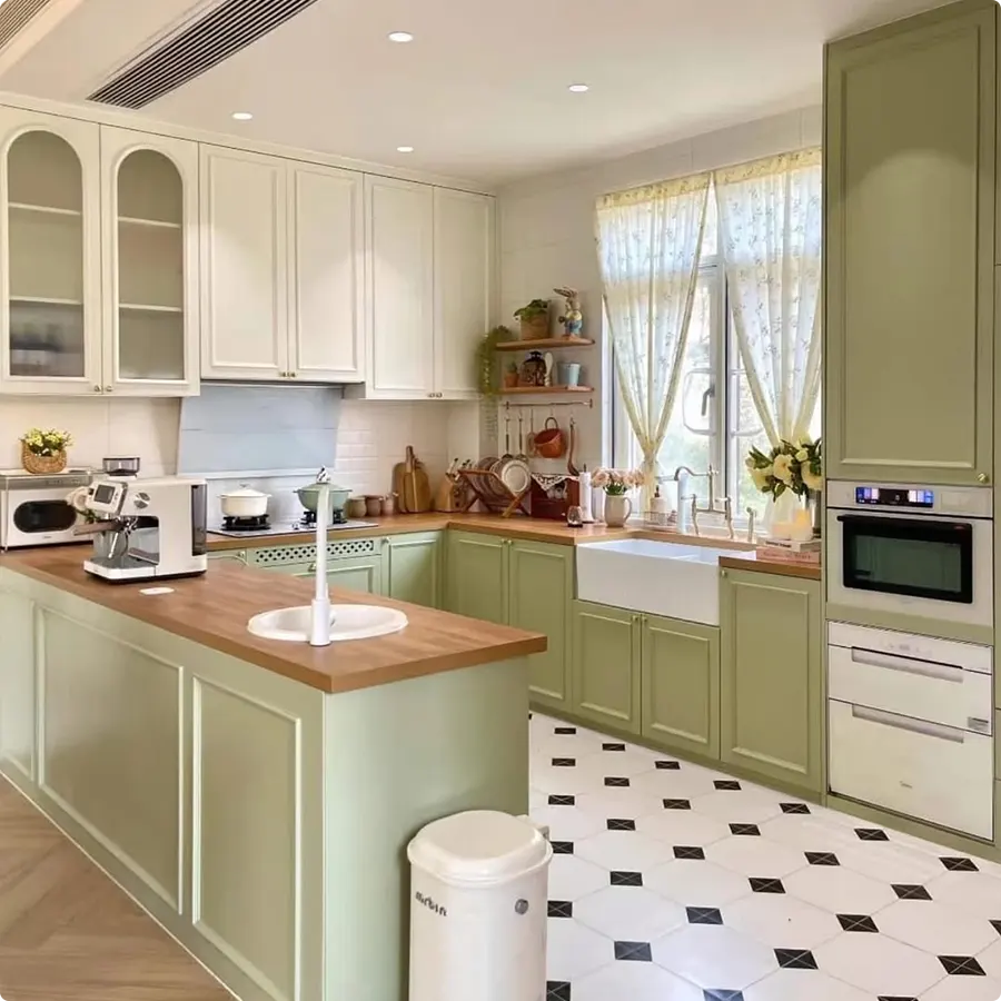Sage Green Kitchen