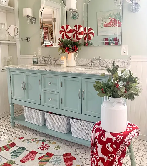 Christmas Bathroom Decor Ideas
