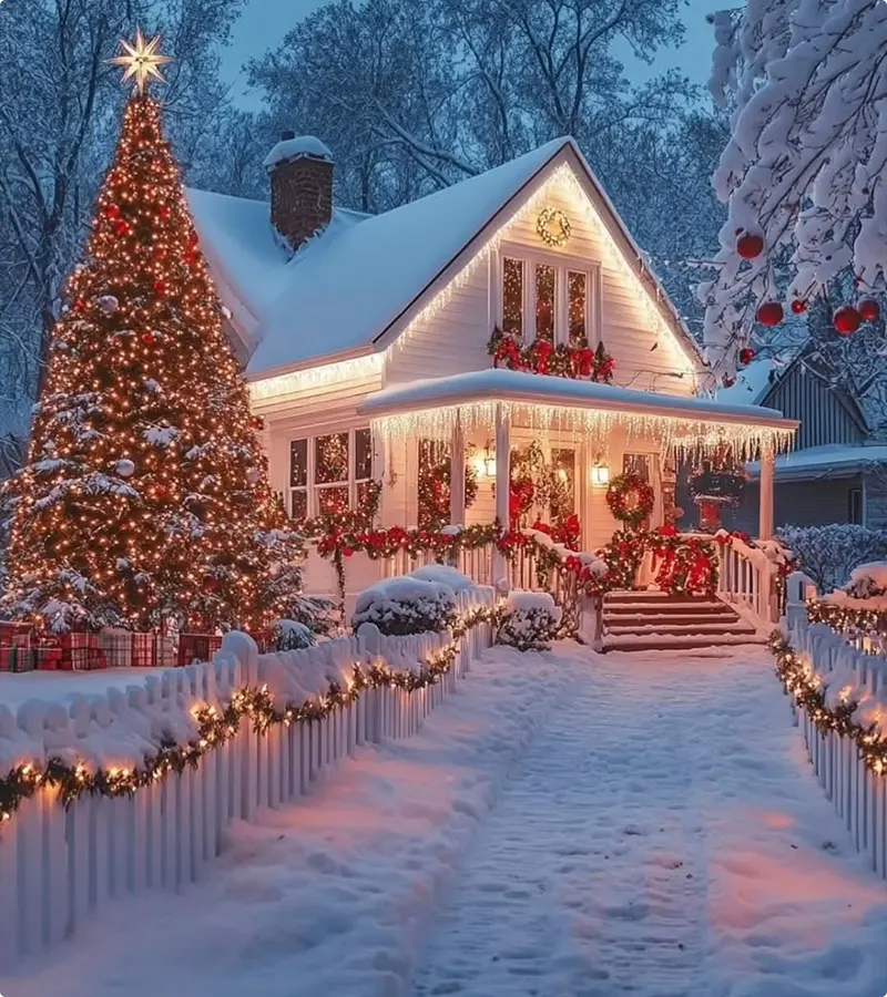 Christmas House Exterior Decorations