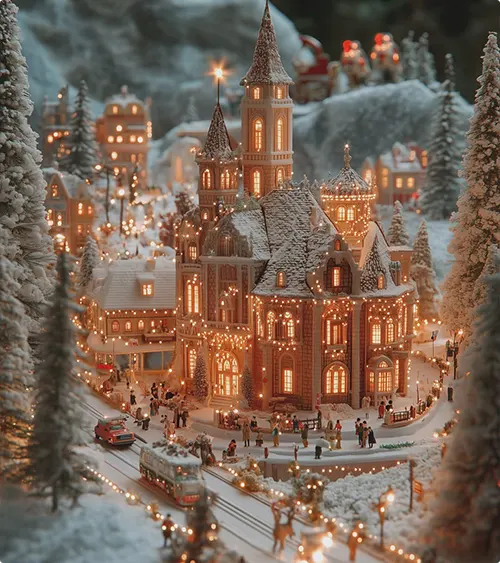 Christmas Village Display Ideas