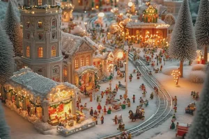 Christmas Village Display Ideas