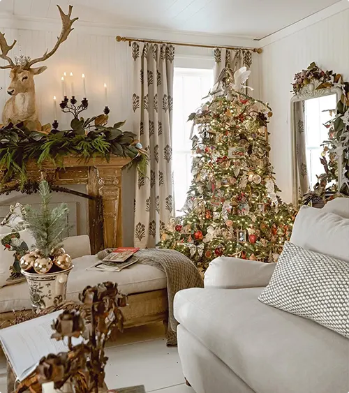 Farmhouse Christmas Tree Ideas