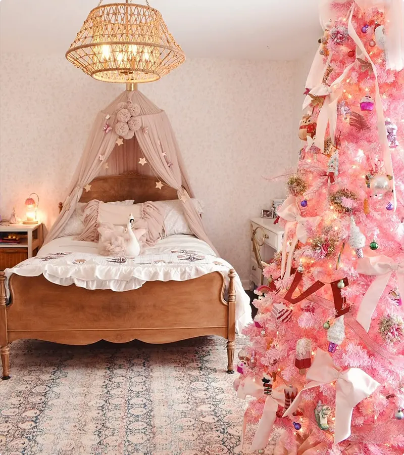 Pink Christmas Decorations