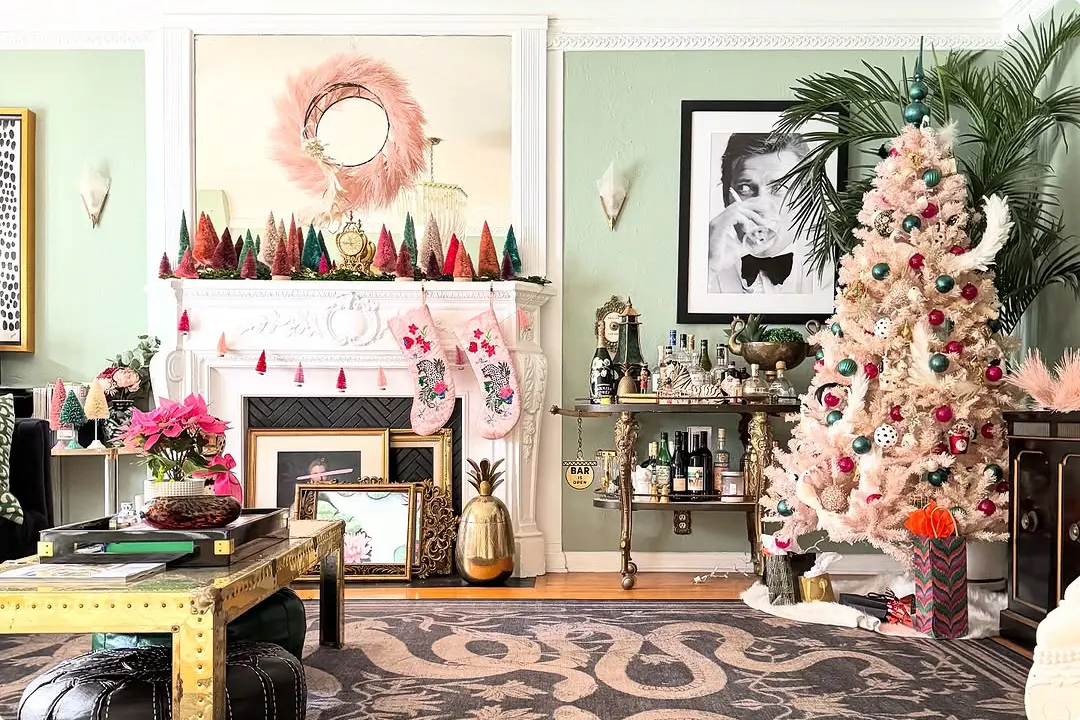 Pink Christmas Decorations