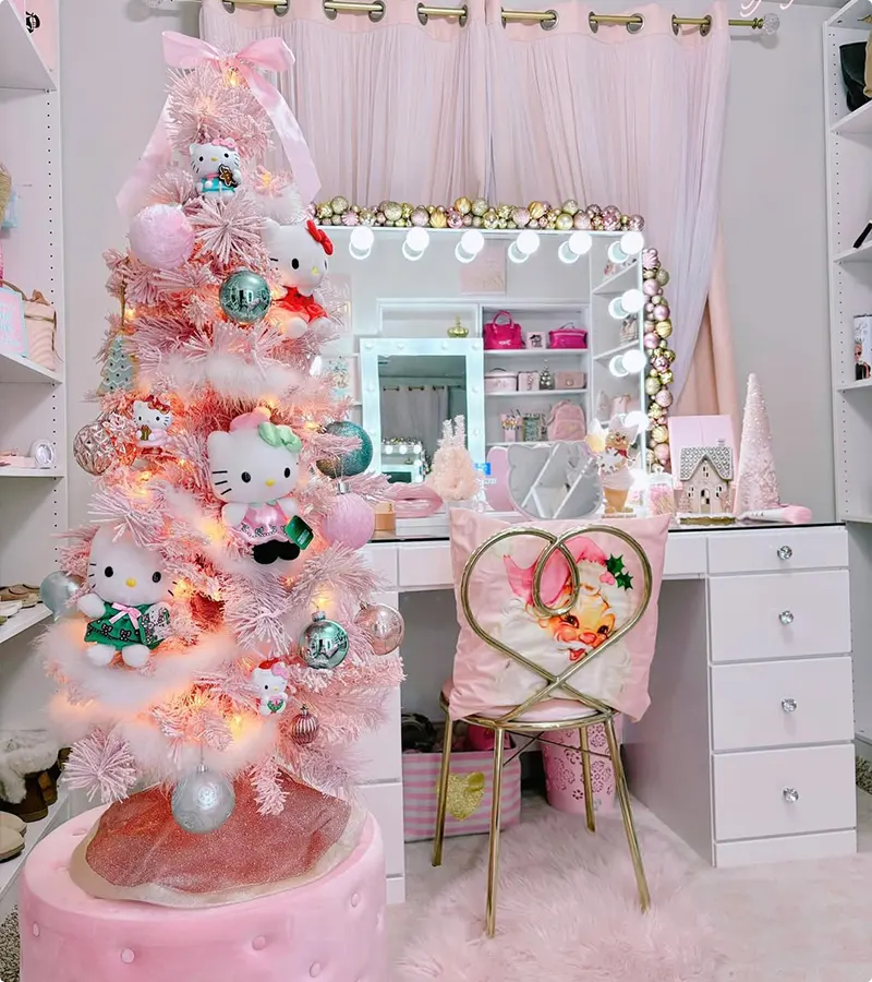 Pink Christmas Tree Ideas