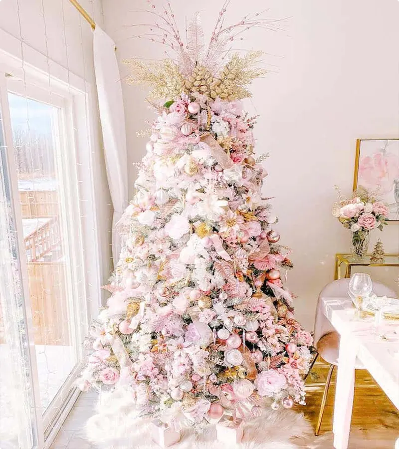 Pink Christmas Tree Ideas