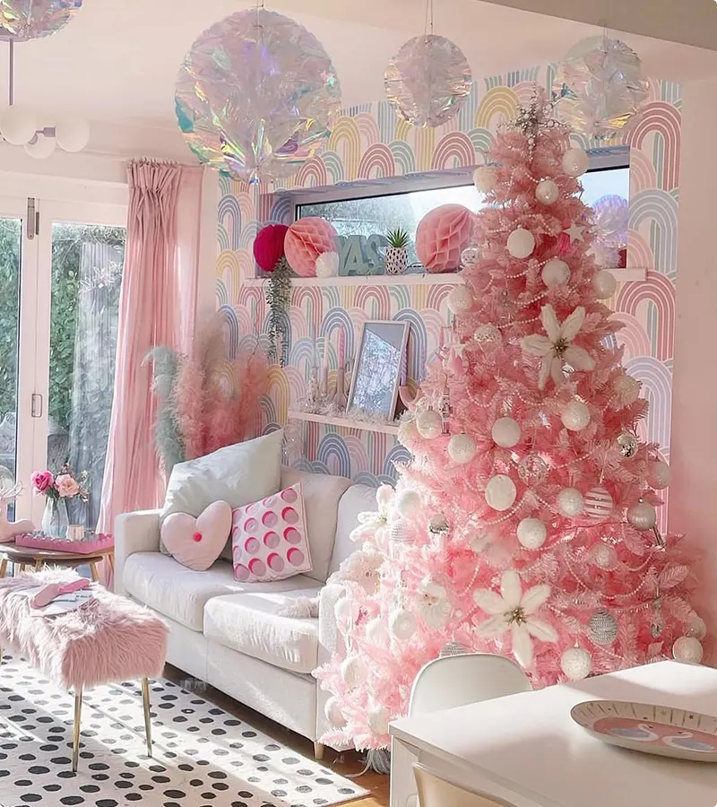 Pink Christmas Tree Ideas