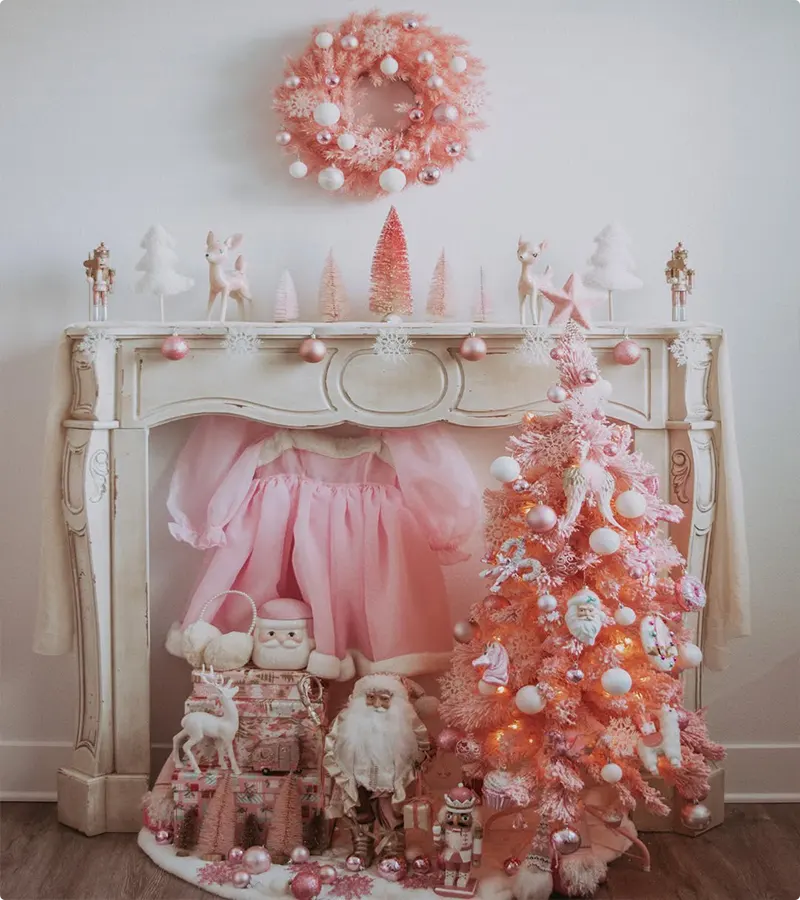 Pink Christmas Tree Ideas