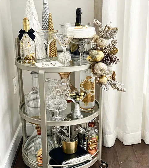 White and Gold Christmas Decorations