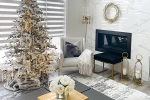 White and Gold Christmas Decorations