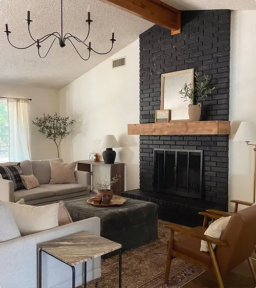 Black Fireplace Ideas