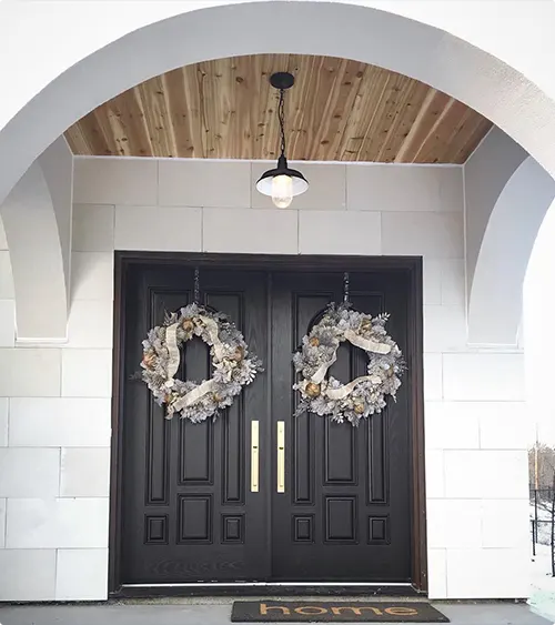 Double Front Door Ideas