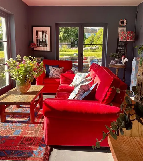 Red Couch Living Room Ideas