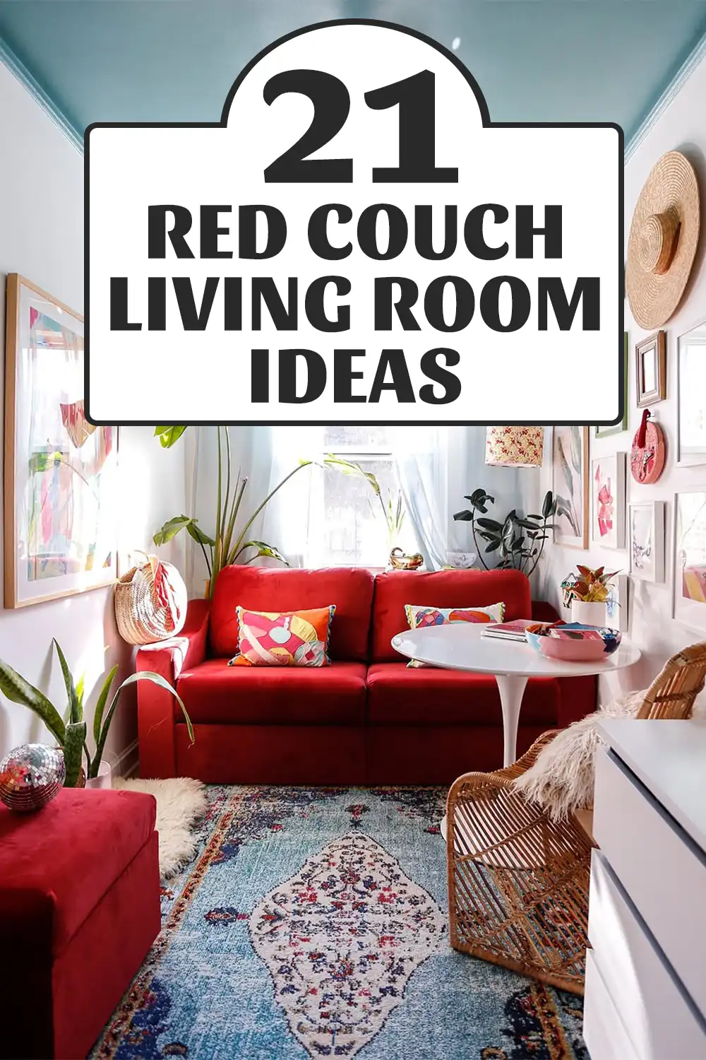 Red Couch Living Room Ideas