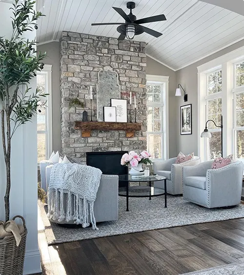 Stone Fireplace Ideas