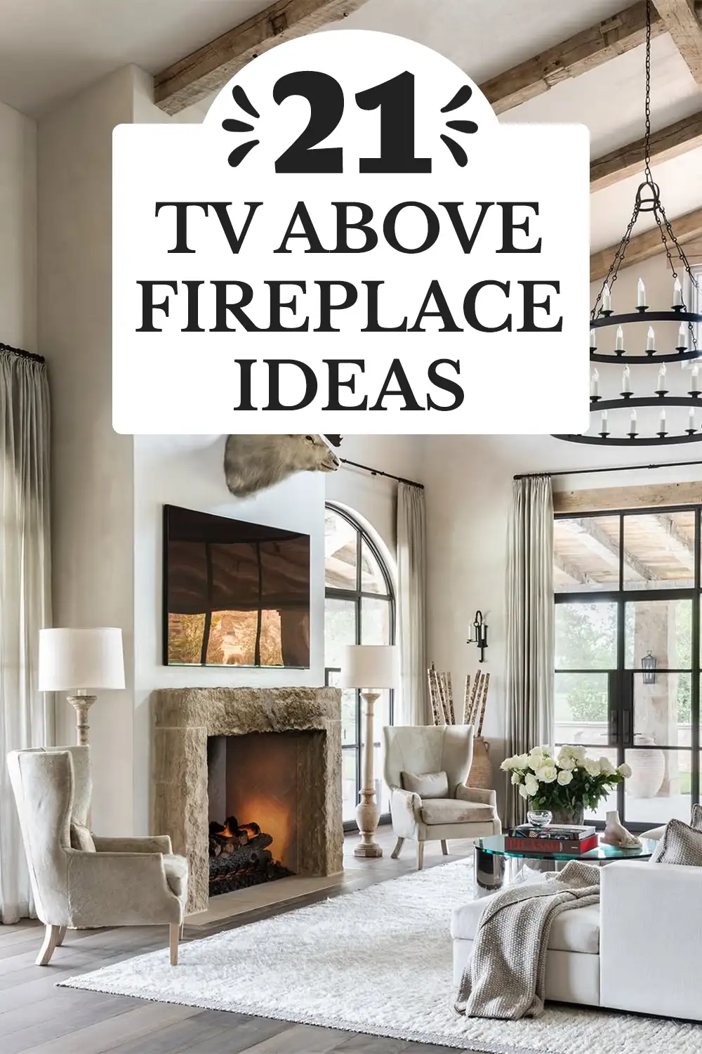 TV Above Fireplace Ideas