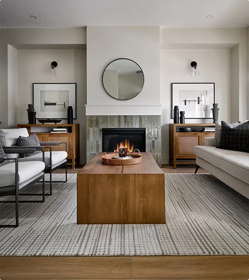 Basement Fireplace Ideas