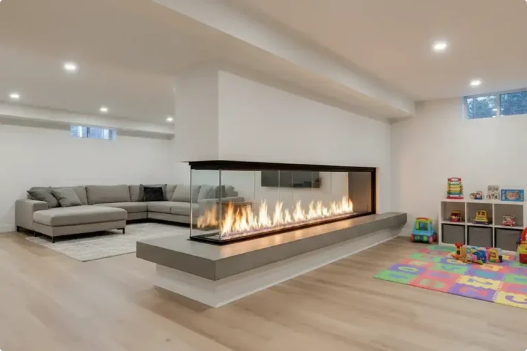 Basement Fireplace Ideas