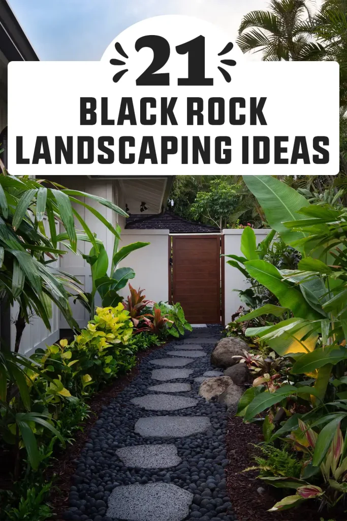 Black Rock Landscaping Ideas