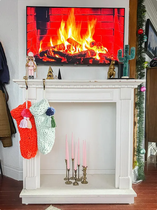 Candles In Fireplace Ideas