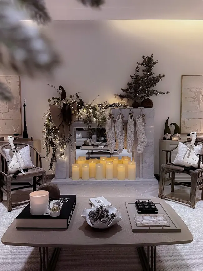 Candles In Fireplace Ideas