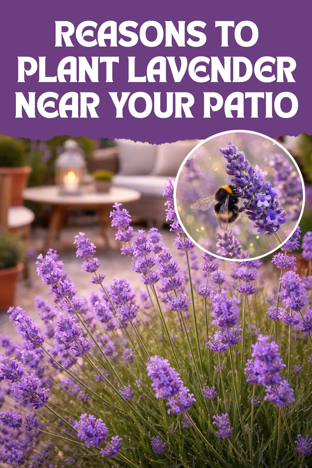 Reasons To Plant Lavender Near Your Patio