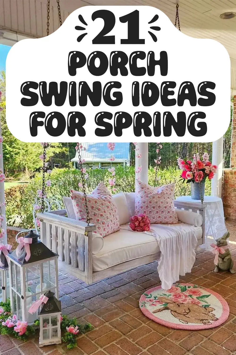 Porch Swing Ideas for Spring